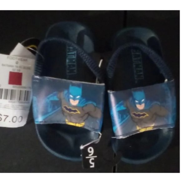 Batman Shoes Pair Of Batman Toddler Boy Pool Slides Size 56 Toddler